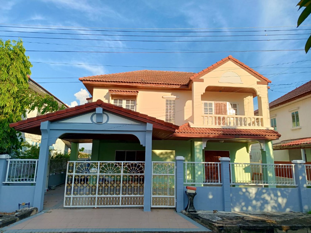 For SaleHousePathum Thani,Rangsit, Thammasat : For sale: Single house, Baan Daoruang, Suan Prik Thai, Mueang Pathum Thani, 128 sq m., 56 sq wa., newly extended, newly painted, beautiful and livable.