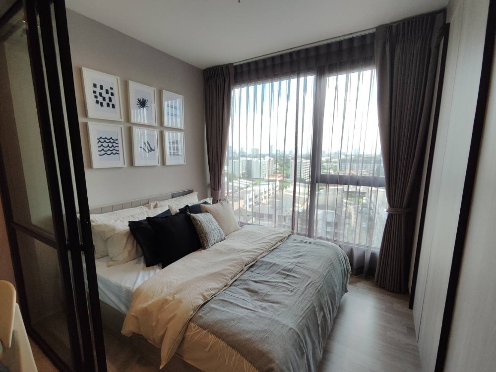 For RentCondoBangna, Bearing, Lasalle : Condo for rent, Ideo Mobi Sukhumvit Eastpoint, near BTS Bangna, 250 meters, east side, fully furnished, ready to move in 1/12/2024