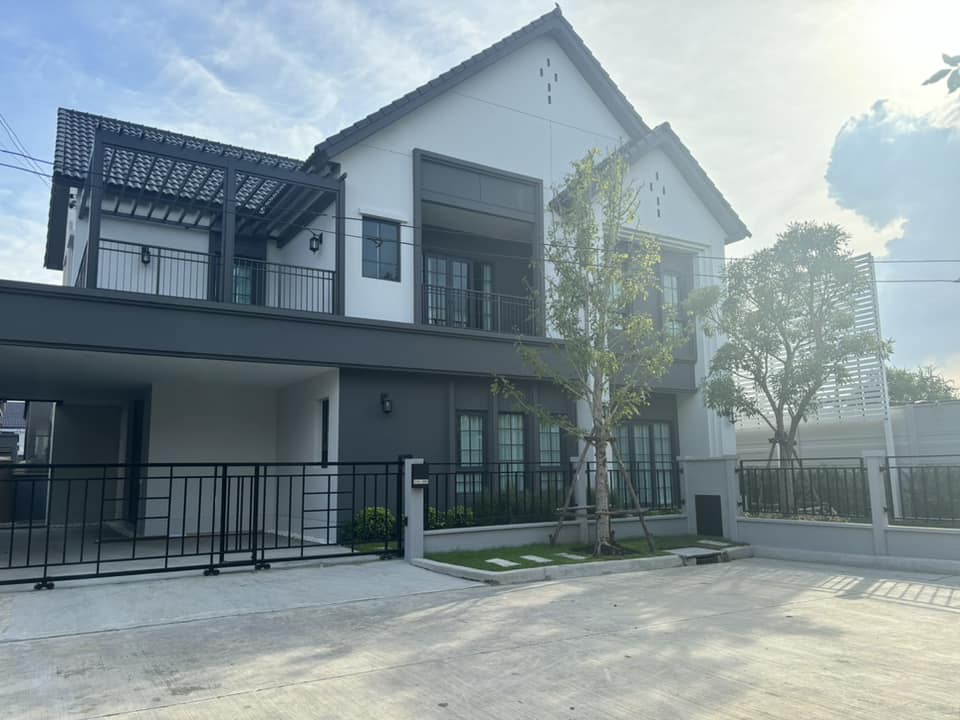 For RentHouseBangna, Bearing, Lasalle : 📣⭐️🏡 House for rent, Centro Bangna Phase 2 project, beautifully decorated, new project, good location, near Mega Bangna