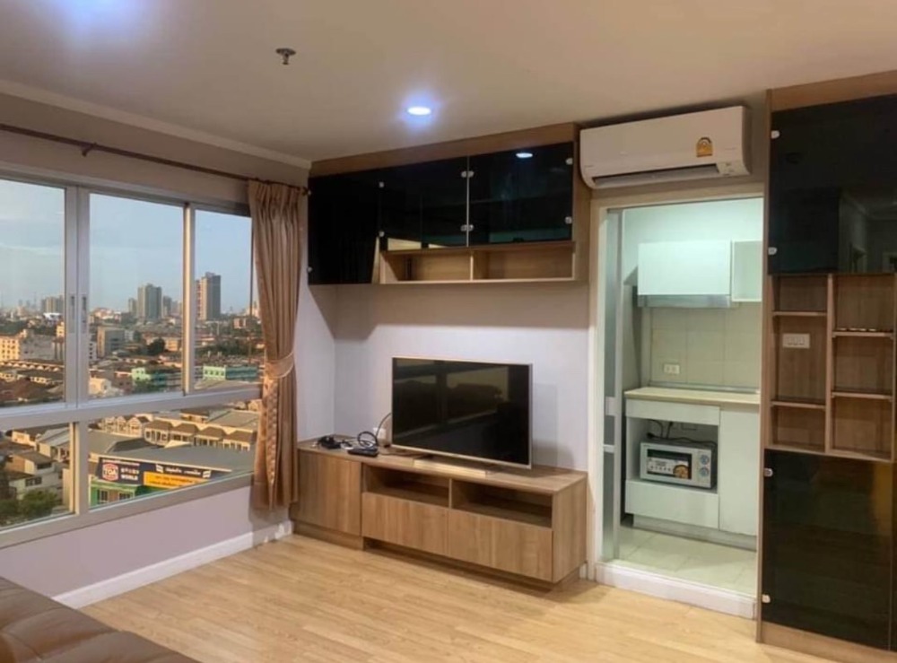 For RentCondoRattanathibet, Sanambinna : Condo for rent Lumpini Ville Pibulsongkram - Riverview 2 bedrooms, 14th floor, river view, near King Mongkuts University of Technology North Bangkok