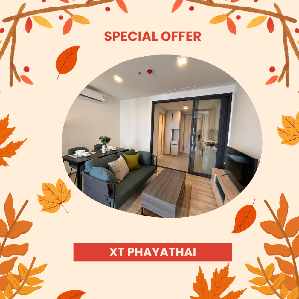 For RentCondoRatchathewi,Phayathai : 🍂🌞Hot deal! for rent XT Phayathai | 1 Bedroom 1 Bathroom | Near BTS Phayathai🌞🍂