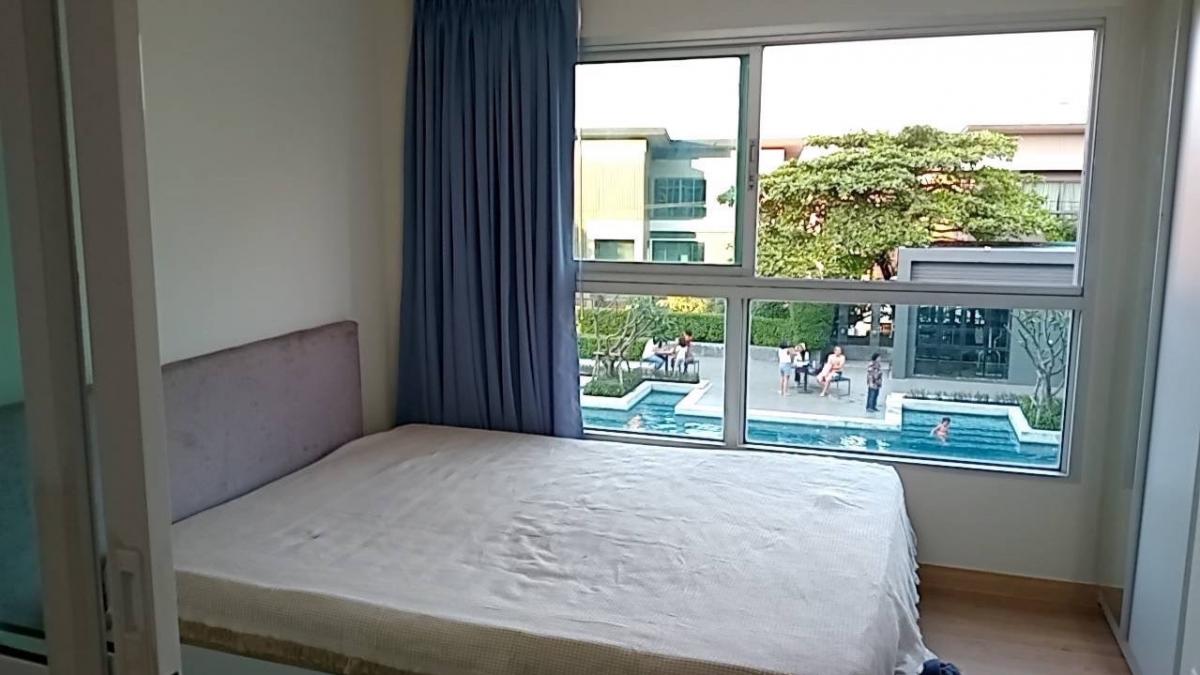 For SaleCondoRamkhamhaeng, Hua Mak : For sale D condo Ramkhamhaeng 9, Building C, 4th floor, pool view, beautiful room, ready to move in, complete furniture, convenient transportation, near shopping mall, near Airport Link, price 1.9 million.