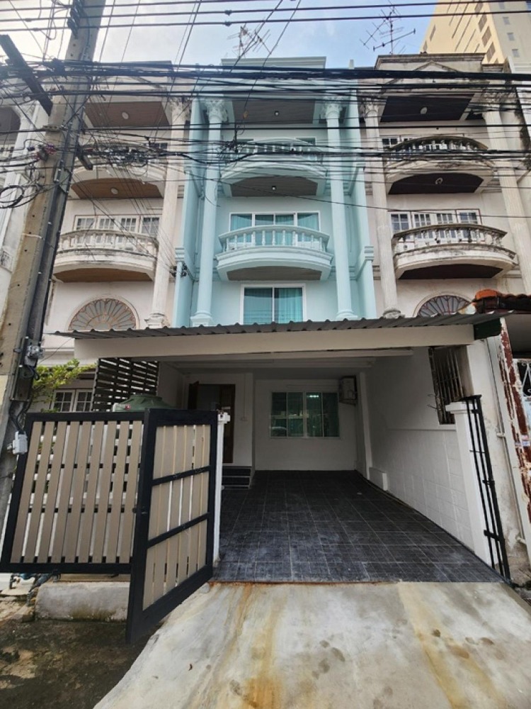 For RentTownhouseBangna, Bearing, Lasalle : Townhouse for rent, 4 floors, Thawanniwet Village, Bangna-Trad, Soi 14, 5 bedrooms, 3 bedrooms, 28,000฿