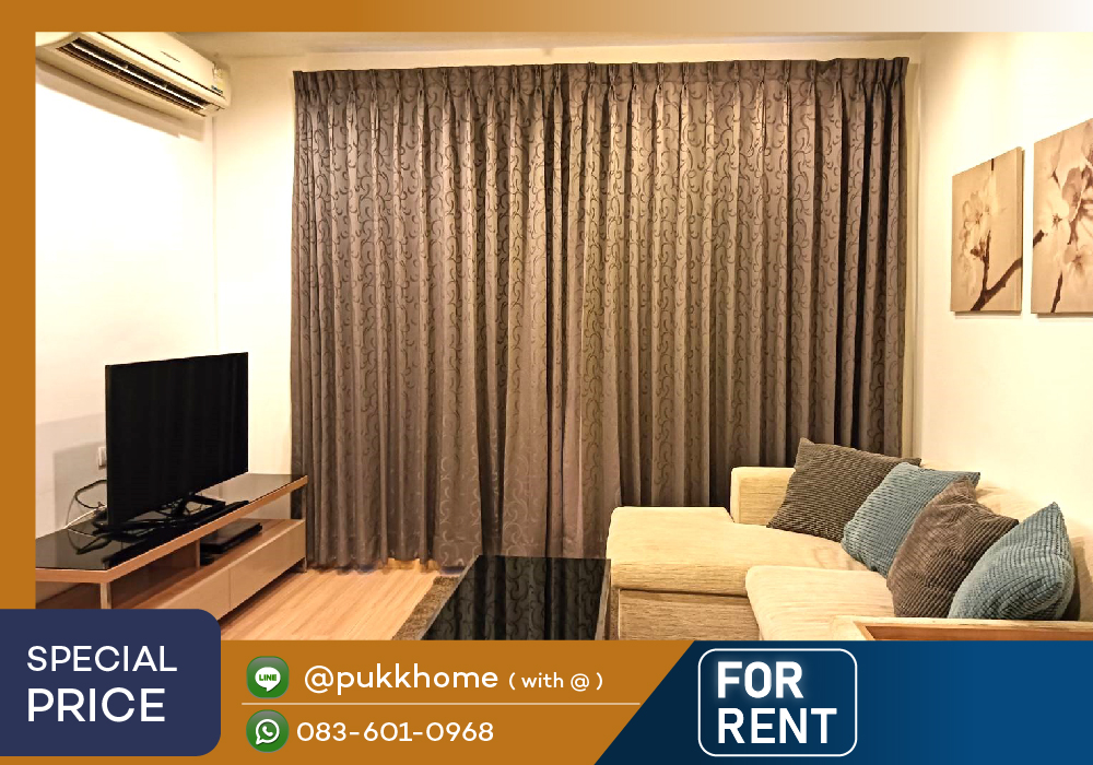 ให้เช่าคอนโดอ่อนนุช อุดมสุข : Rhythm Sukhumvit 50 🏡 2 Bedroom 2 Bathroom with bathtub  High floor📞LINE @pukkhome ( with@ )