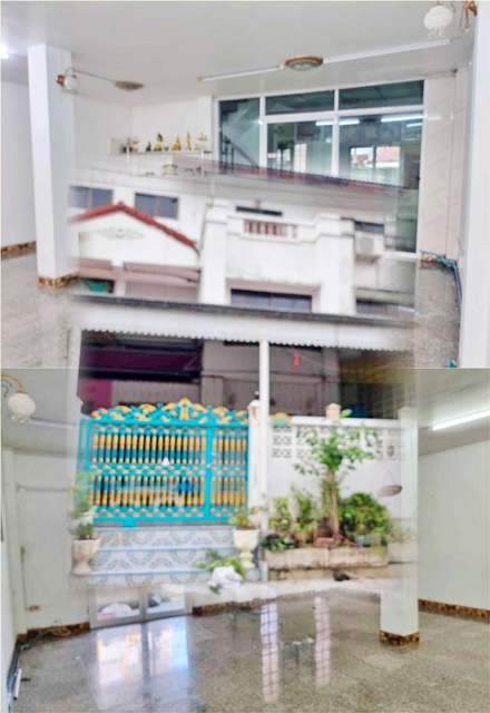 For RentTownhouseBang kae, Phetkasem : MRT LakSong 2.1 km. 4 bed 3-storey townhouse clean airy cool 1 a/c Soi Kanchanaphisek 6-10 3 water