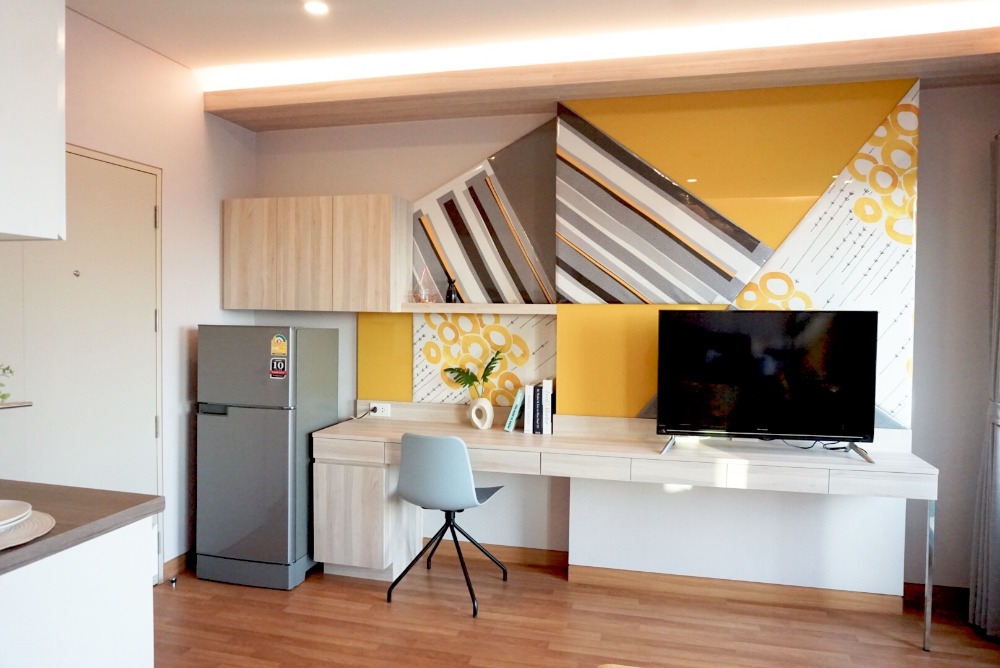 For RentCondoSapankwai,Jatujak : Condo, 17th floor, with furniture and appliances, beautifully decorated, for rent, Vibhavadi-Chatuchak area, near Chatuchak Market, only 1 km.