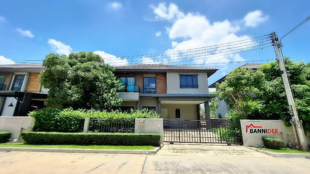 For SaleHousePathum Thani,Rangsit, Thammasat : Single house for sale, fully furnished, ready to move in, Venue Flow Village, Rangsit