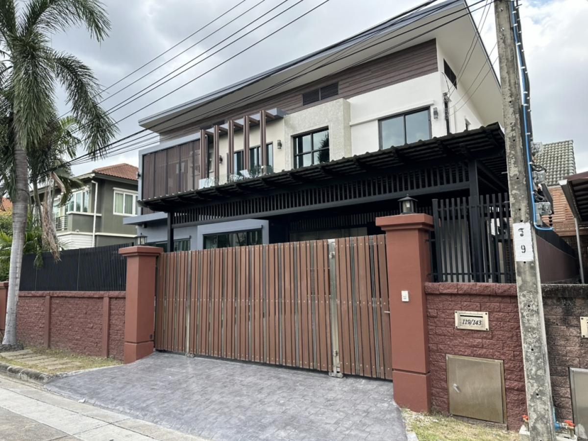 For SaleHouseRama 2, Bang Khun Thian : For sale: 2-storey detached house, renovated in a modern loft style throughout.