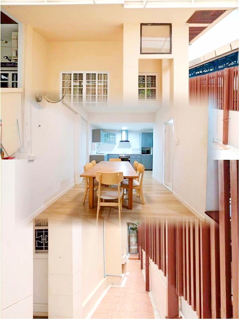 For RentTownhouseOnnut, Udomsuk : Central Bangna 2.1 km. Soi Lasalle 30-34 Bangkok Patana Inter Sch. 0.5km. Corner house 4bed Townhous