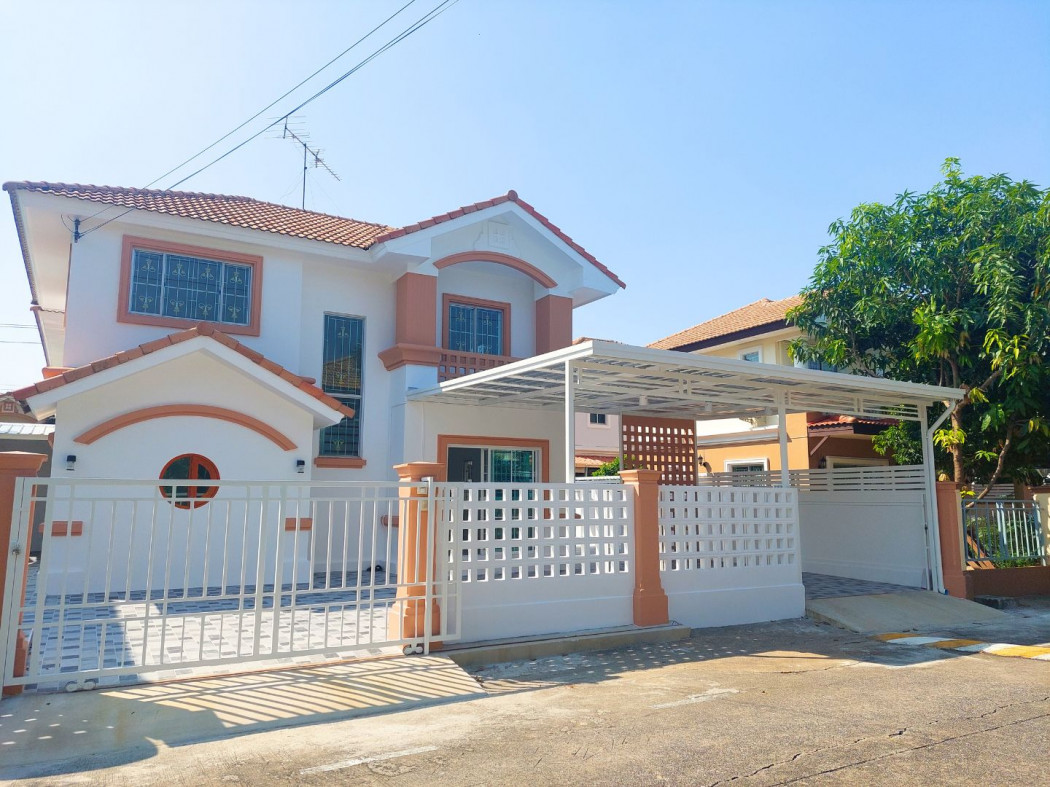 For SaleHousePathum Thani,Rangsit, Thammasat : Single house, Pruksa Village 3, Khlong Sam, near the public park, renovated the whole house, ready to move in, special promotion, buy within this year, get a discount of up to 100,000 baht*