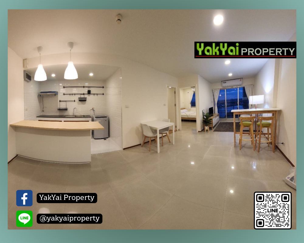 For RentCondoRama3 (Riverside),Satupadit : 🤍 Renovate a room in a minimalist, mini-heart style 🤍 📌For rent Sv city Rama 3 ✨️✨️Rent 13,000 baht/month✨️✨