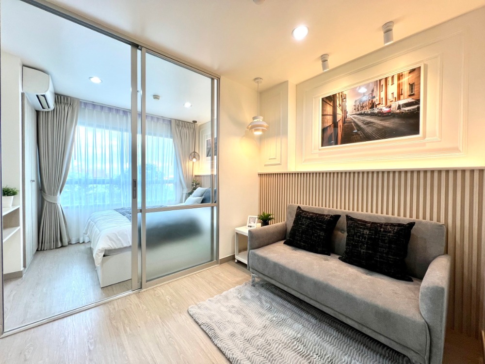 For SaleCondoNawamin, Ramindra : 🚘🚘🚘 Stunningly beautiful room, screamingly beautiful || Book today* Free full set of furniture* Newly renovated condo, ready to move in, Bang Kapi location 🚘🚘🚘