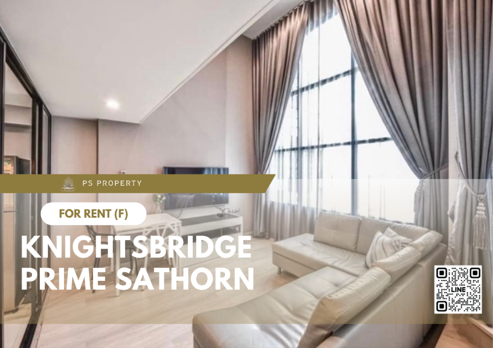 For RentCondoSathorn, Narathiwat : For rent 🔺 Knightsbridge Prime Sathorn 🔺 DUPLEX room, complete furniture and electrical appliances.