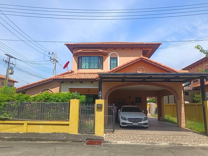 For SaleHouseAyutthaya : 2-storey house for sale, The Palazzetto Village, Set 2, area 63 square wah, 4 bedrooms, 3 bathrooms, 1 kitchen, Phahonyothin - Saraburi Road, Lam Sai Subdistrict, Wang Noi District, Ayutthaya Province