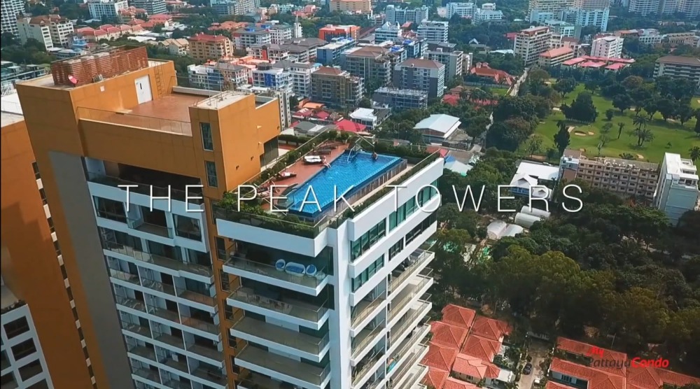 For SaleCondoPattaya, Bangsaen, Chonburi : 1 Bedroom for Sale in Peak Towers Condominium