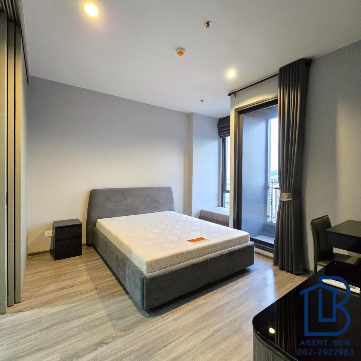 ให้เช่าคอนโดราชเทวี พญาไท : ✅Available✅IDEO MOBI RANGNAM 1Bedroom Sliding door 35 Sqm 19,000 THB/Month