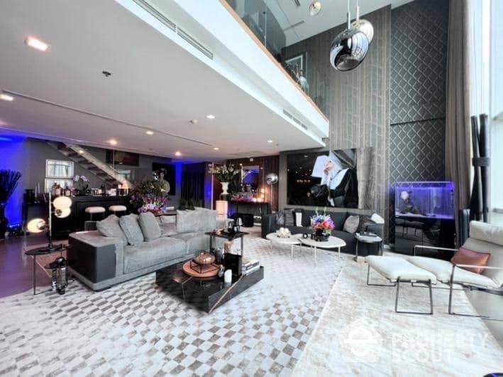 For SaleCondoWongwianyai, Charoennakor : 3-BR Duplex at The River Condominium near BTS Saphan Taksin