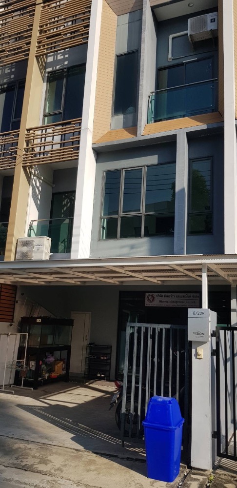 For SaleTownhomeKaset Nawamin,Ladplakao : Townhouse for sale, 3 floors, 23.4 square wah, location: Lat Phrao-Nawamin 85