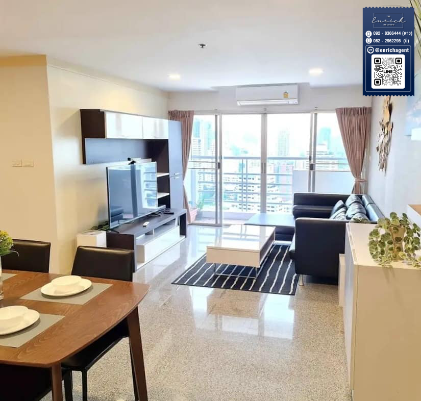 For RentCondoSukhumvit, Asoke, Thonglor : 💙For rent The Waterford Diamond Tower, corner room, fully furnished, ready to move in, BTS Phrom Phong, BTS Thonglor💙 Call 062-2962295 Ni// Line id: @enrichagent