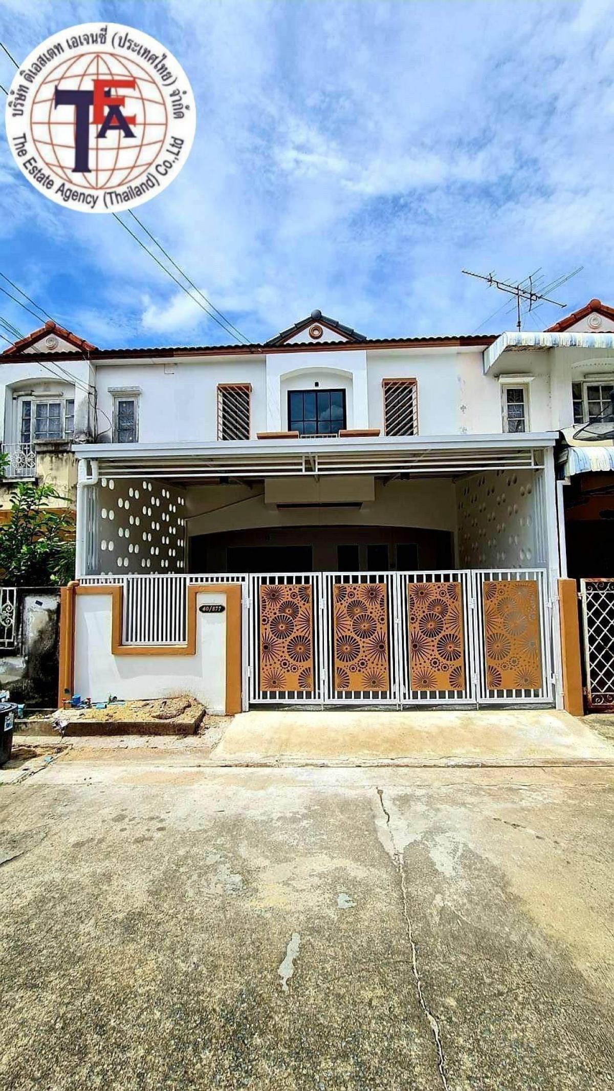 For SaleTownhouseNawamin, Ramindra : For sale 2-storey townhouse, K.C. Village, Ram Intra 8, Thai Raman, Min Buri, Khlong Sam Wa, along Khlong Song Panya Intra, Nimit Mai, Chatuchak Expressway, Wongkorn, Sai Mai, Fashion Island, Nopparat Hospital, Khum Thong Witthaya School, Nawamintharachut