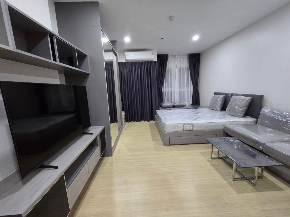 For RentCondoRamkhamhaeng, Hua Mak : New room, never been lived in, ready to move in, condo near ABAC Hua Mak, near Hua Mak Stadium, near Ramkhamhaeng University