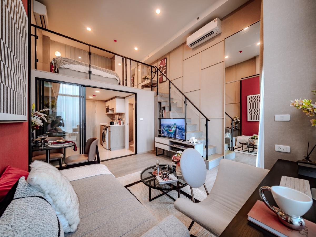 For SaleCondoRattanathibet, Sanambinna : 💯 The most beautiful in Nonthaburi area, river view condo, large room