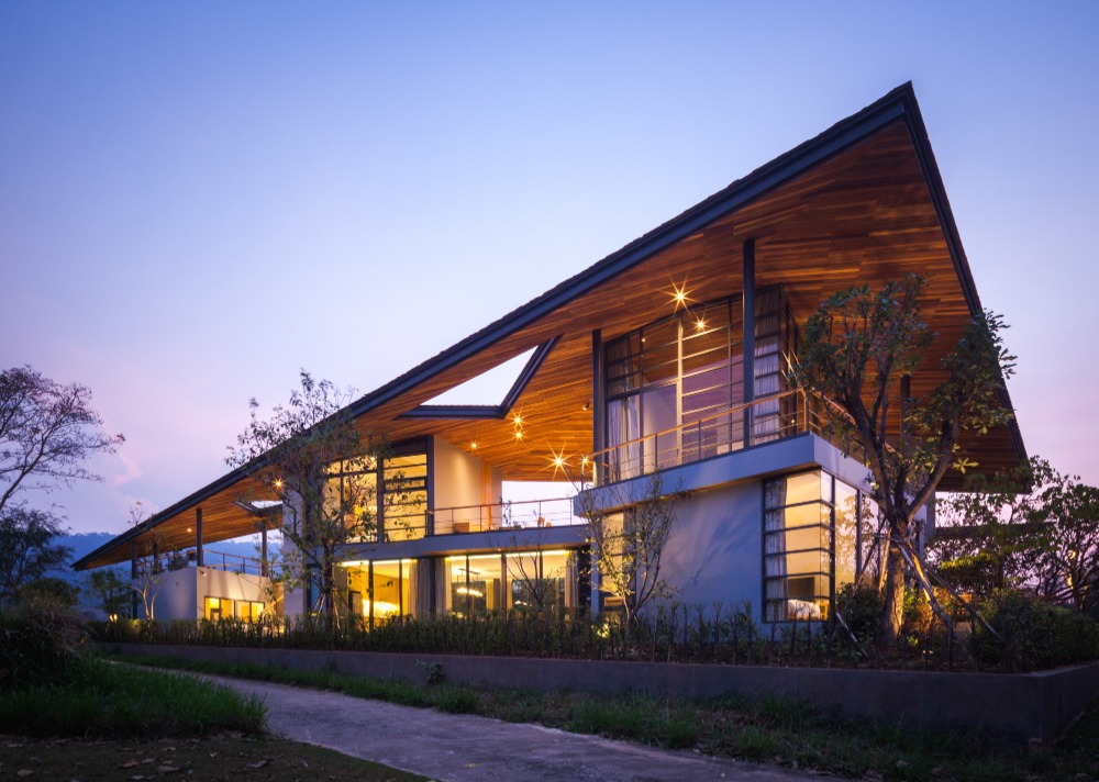 For SaleHousePak Chong KhaoYai : Modern Luxury Villa in Pakchong Khaoyai for sale, 2 Villas, 99 MB