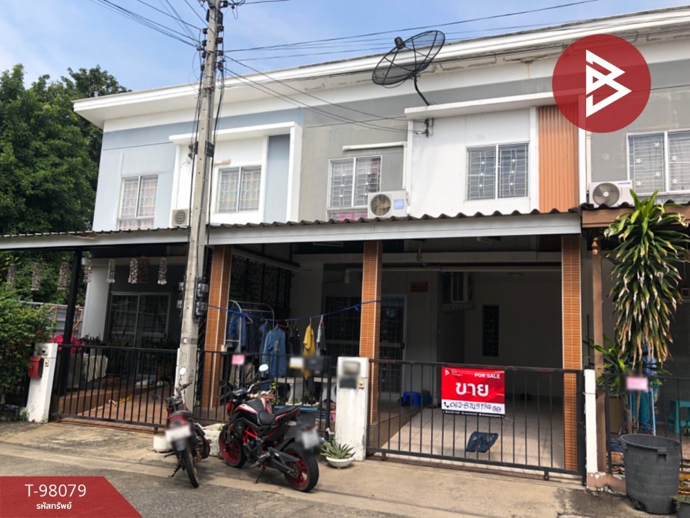 For SaleTownhousePathum Thani,Rangsit, Thammasat : Townhouse for sale, Pruksa Village 60/1, Rangsit-Bang Phun, Pathum Thani