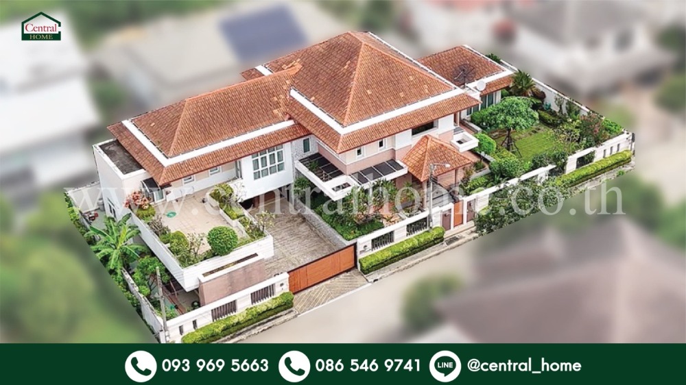 For SaleHousePhutthamonthon, Salaya : Sriwadi detached house, large house, using quality materials, good condition, ready to move in, project next to Paseo Park (Kanchanaphisek)