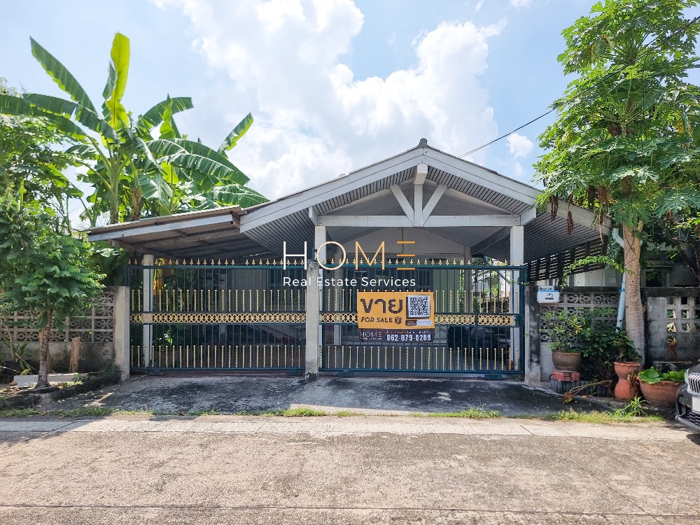 For SaleHouseMin Buri, Romklao : Detached house with a lake in the village 🔥 Detached house Sammakorn Ramkhamhaeng / 2 bedrooms (for sale), Sammakorn Ramkhamhaeng / Detached House 2 Bedrooms (FOR SALE) JANG232