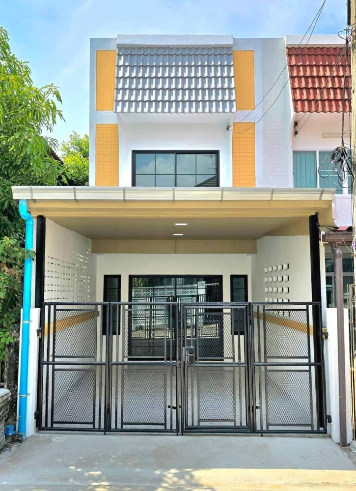 For SaleTownhouseBang Sue, Wong Sawang, Tao Pun : Renovate 2-storey townhouse, corner house, Soi Rewadee 31, very beautiful, worth living in, 2.49 million baht