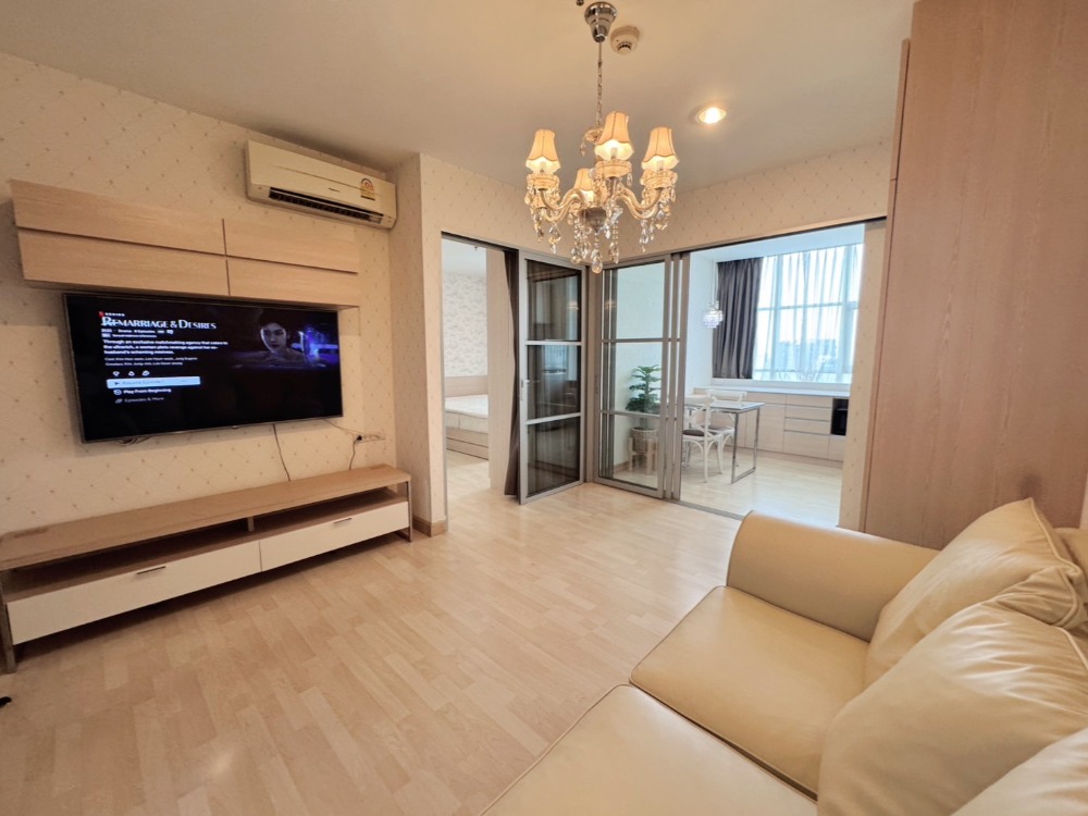 ให้เช่าคอนโดรัชดา ห้วยขวาง : Condo Rhythm Ratchada, MRT Ratchadapisak, 1 Bed, Tower B, Floor 29, 48sq.m., sale 4.9MB, rent 20,000 Baht