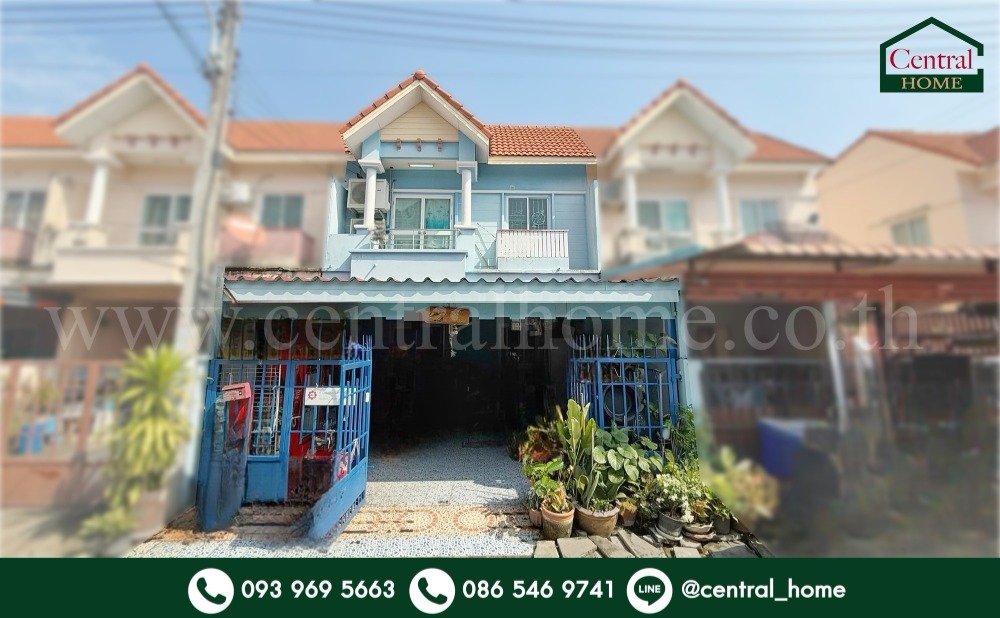 For SaleTownhousePathum Thani,Rangsit, Thammasat : 2-storey townhouse, Tasanee Village, very cheap price