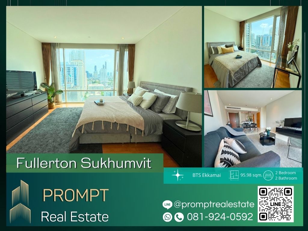 For RentCondoSukhumvit, Asoke, Thonglor : EF00872 - Fullerton Sukhumvit :  ฟูลเลอตัน สุขุมวิท - BTS Ekkamai / BTS Thonglor / SukhumvitHospital