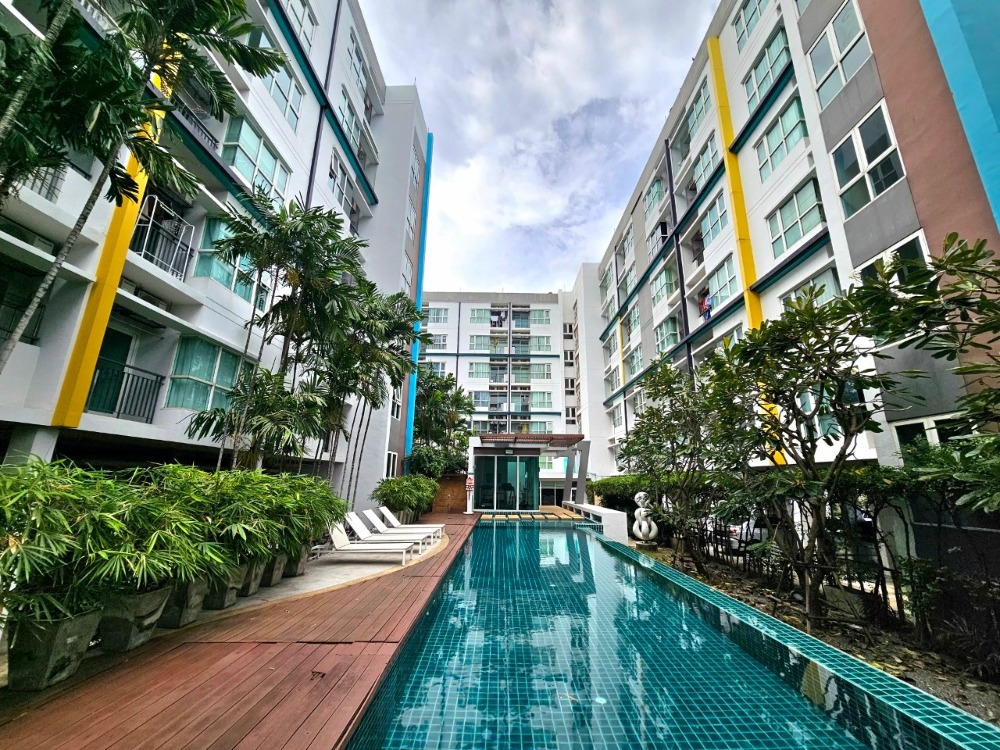 For SaleCondoPattanakan, Srinakarin : Condo for sale, Aspire Srinakarin, area 29.25 sq m., behind Seacon Square Srinakarin 49, Nong Bon Subdistrict, Prawet District, Bangkok