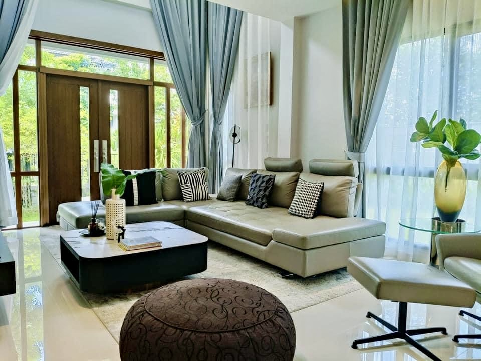 For SaleHousePhutthamonthon, Salaya : For sale: The City Borommaratchachonnani-Thawi Watthana, a luxurious single-family home ready to move in, well-maintained by the owner, designed according to Feng Shui principles, no street lights in front of the house, the best price in the project.