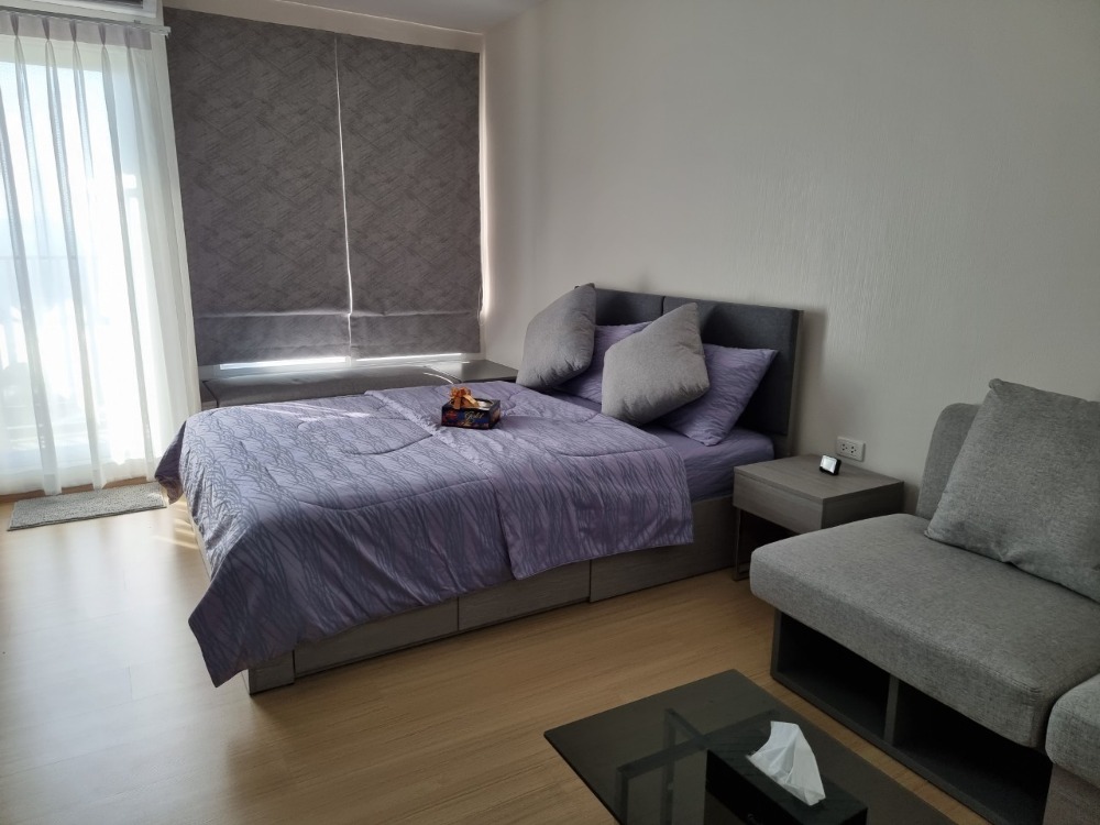 For RentCondoRamkhamhaeng, Hua Mak : 💛⭐FOR RENT>> Supalai Veranda Ramkhamhaeng>> Next to MRT SAT, 21st floor, Studio room, size 30 sq m., Tower B, view of Rajamangala Stadium #LV-MO863