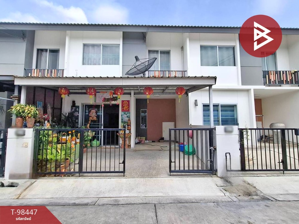 For SaleTownhomePathum Thani,Rangsit, Thammasat : Townhouse for sale, Pruksa Village 107, Tiwanon-Rangsit, new house, Pathum Thani