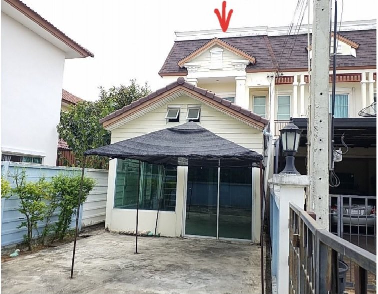 For SaleTownhouseRama5, Ratchapruek, Bangkruai : Townhouse for sale, end unit, special price 3.69 million baht, Thanasiri Pinklao-Ratchapruek project (near Nakhon In roundabout), area 53.40 sq m, 3 bedrooms, 2 bathrooms