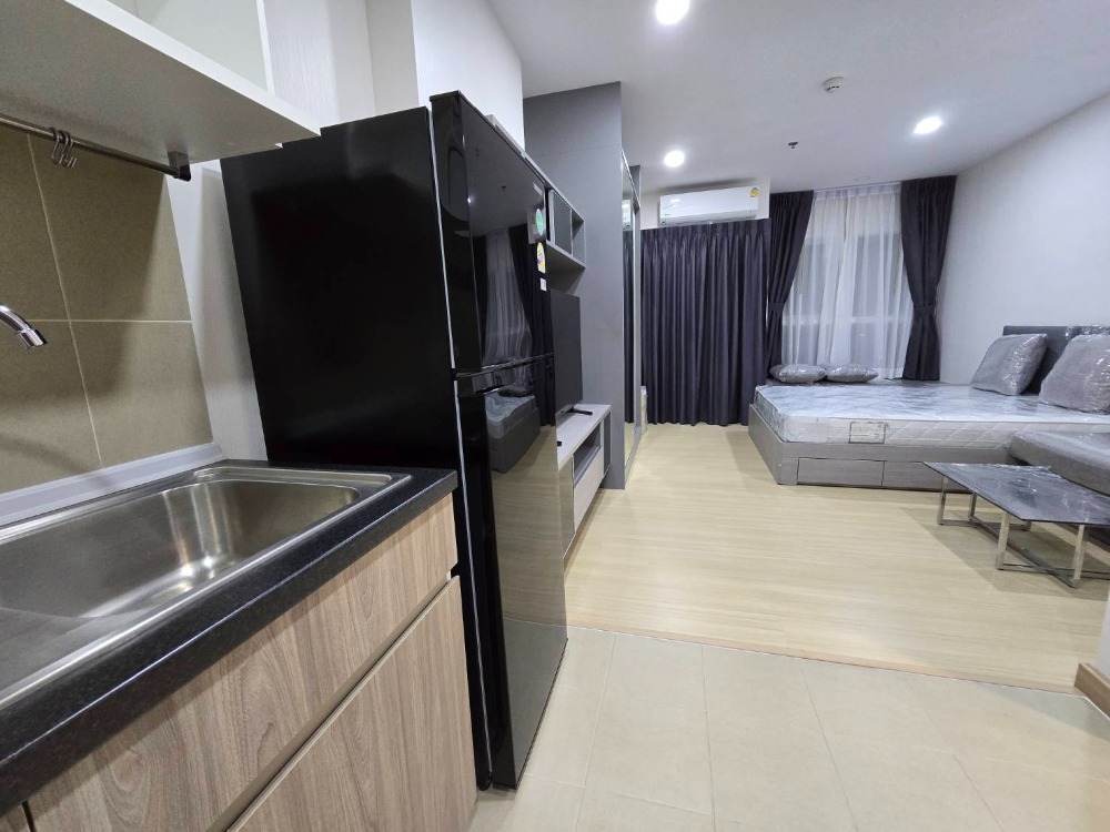 For RentCondoRamkhamhaeng, Hua Mak : Brand new room, only 11,000, studio 30 sq m, urgent