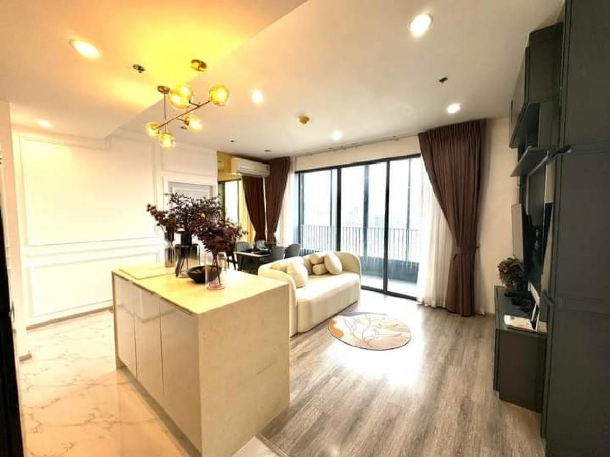 For RentCondoOnnut, Udomsuk : For rent Ideo mobi sukhumvit 66 ✅️65 k🔥Next to BTS Udomsuk station, large room, very beautifully decorated, 2 bed 2 bath