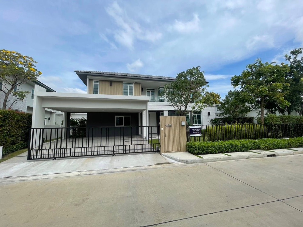 For SaleHouseRama5, Ratchapruek, Bangkruai : [Urgent sale 🔥] 2-storey detached house, Mantana Westgate **near MRT Talat Bang Yai - Central Westgate, good location, ready to move in