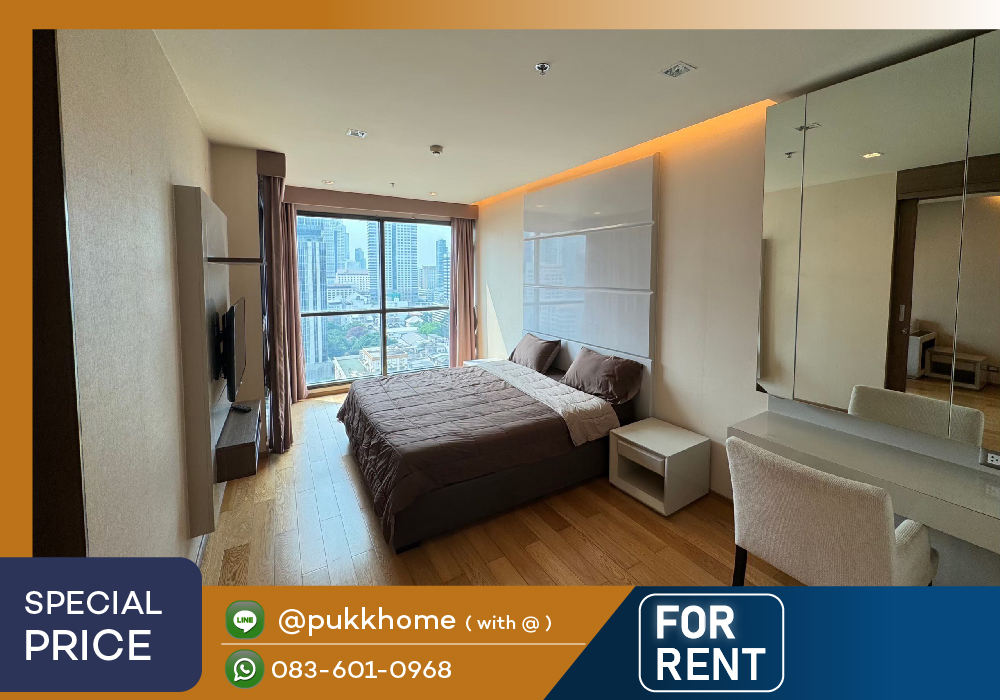 For RentCondoSathorn, Narathiwat : For rent The Address Sathorn ✨ 56 sq m. 1 bedroom, large room, beautifully decorated 📞083-601-0968 Line : @pukkhome (with @)