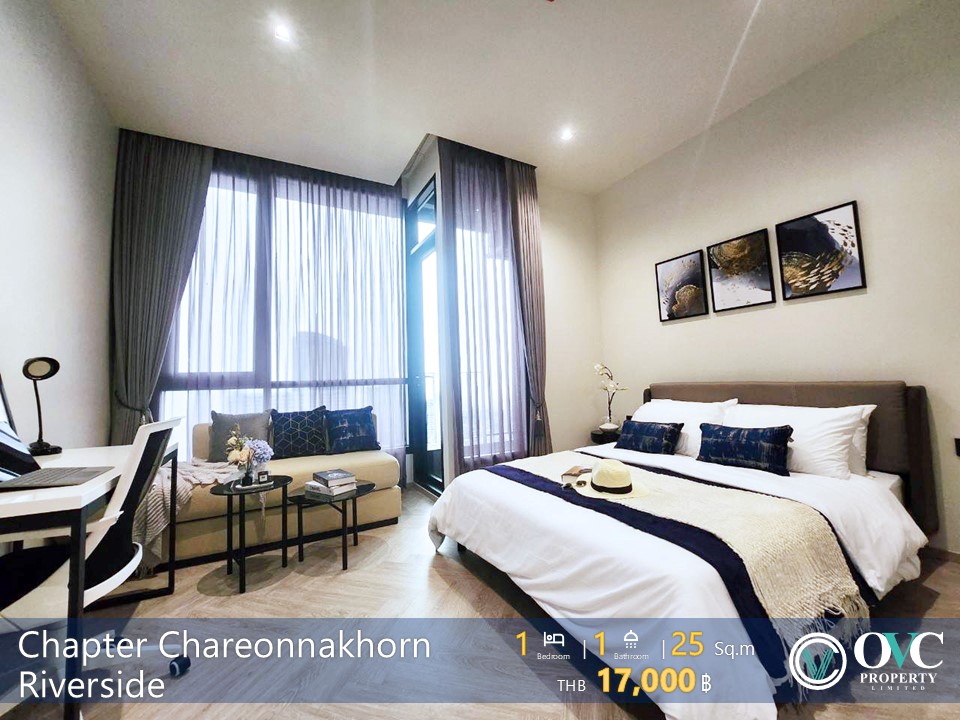 For RentCondoWongwianyai, Charoennakor : Ready for Rent @ Chapter Chareonnakhorn Riverside