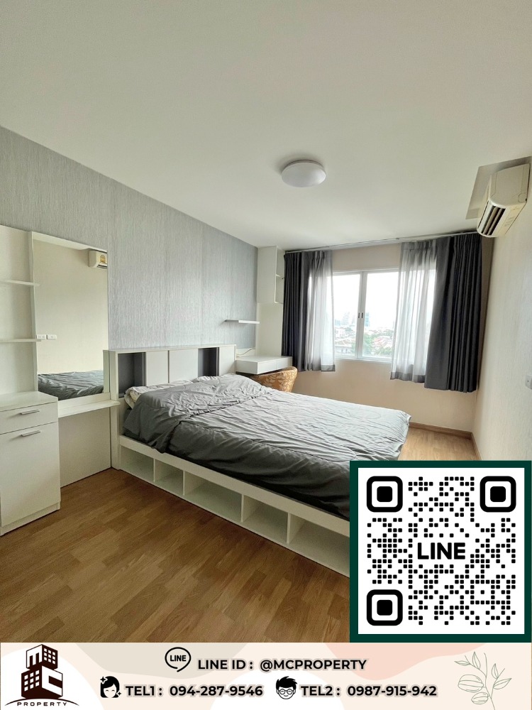 For RentCondoLadprao, Central Ladprao : For rent: Maple 2 Lat Phrao 26, 1 bed type, size 37 sq m, 3rd floor