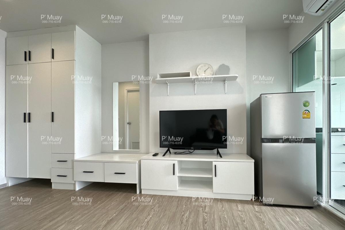 For SaleCondoBang Sue, Wong Sawang, Tao Pun : ✅ Ready to view ✅ For sale, built-in wardrobe 🅰️ Room divider, 2 air conditioners, south direction, open view 📍 With washing machine #Regent Home Bang Son 28 ❤️ For sale 1.68 million baht Net (including tax + transfer fee)