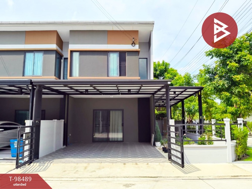 For SaleTownhomePathum Thani,Rangsit, Thammasat : Townhouse for sale, Pleno Town Village, Lam Luk Ka-Khlong 5, Pathum Thani