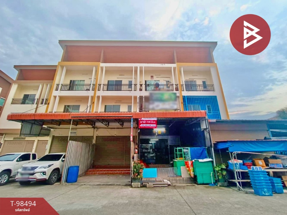 For SaleShop HouseMahachai Samut Sakhon : Commercial building for sale, Wisesuk Nakhon Village, Phase 3, Phanthai Norasing, Samut Sakhon