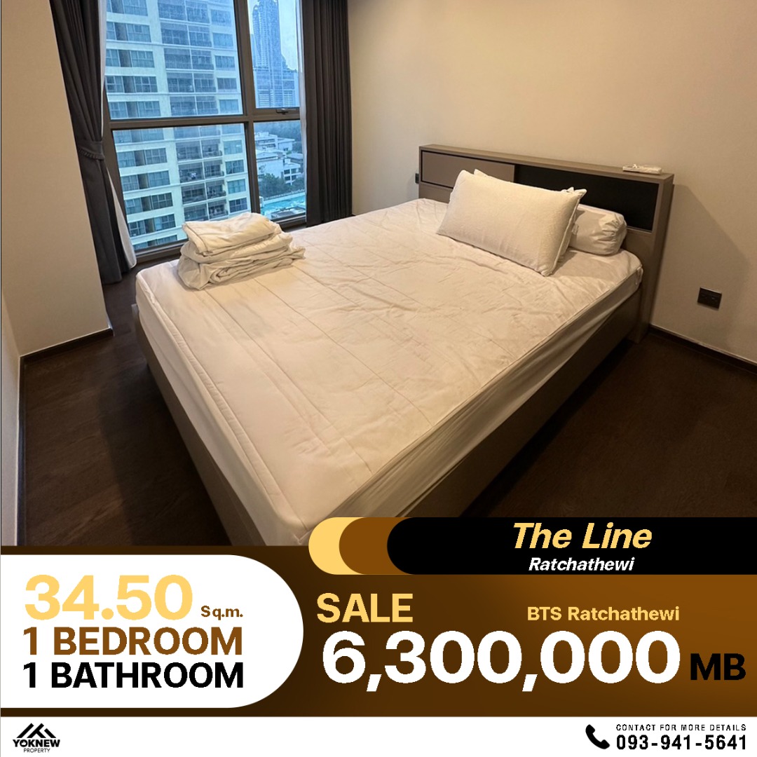 For SaleCondoRatchathewi,Phayathai : The Line Ratchathewi💼 Sold with tenants, like passing on a lovely room with income, fully decorated, well-maintained, plus negotiable price, adding more happiness to your life!