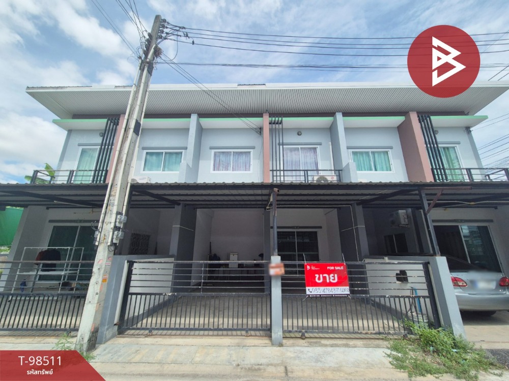 For SaleTownhomePattaya, Bangsaen, Chonburi : Townhouse for sale, Garden Ville Village, Chonburi